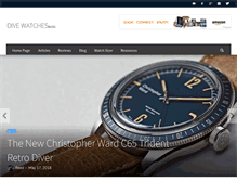 Tablet Screenshot of divewatchesblog.com